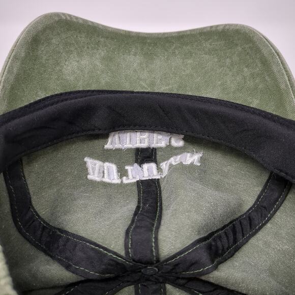 Autumn Vibes Slideback Baseball Hat Green One Size Adjustable Embroidered - Picture 8 of 9